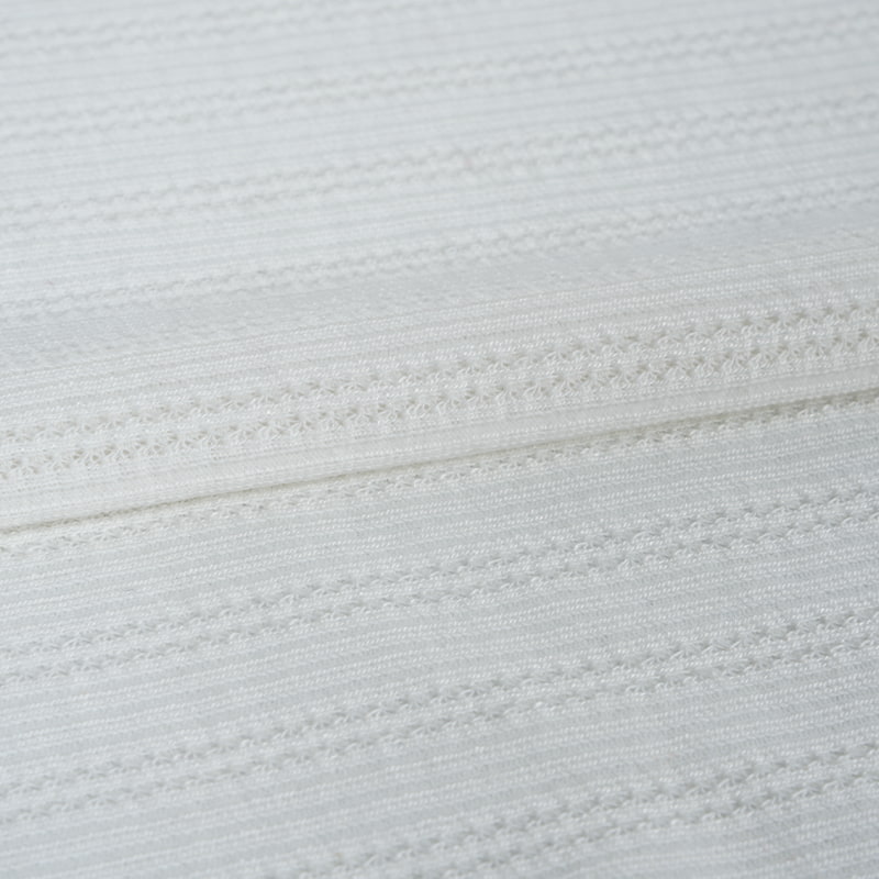 White Jacquard Fabric Machine Washable