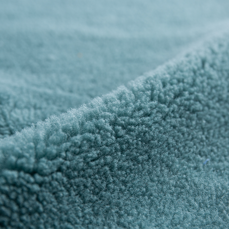 100% Polyester Lamb Fleece Velvet Fabric