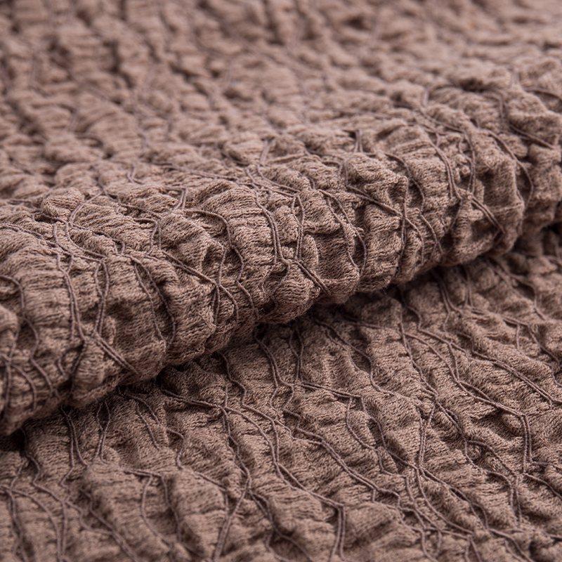 Stretch Cotton Nylon Crinkle Fabric