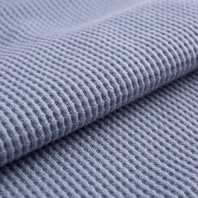 High Density Blended Waffle Knit Fabric